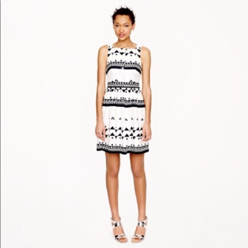 J Crew Geometric Dress